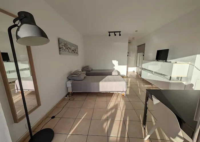 Proche Et Commerces - Climatise, Parking, Wi-fi - Fr-1-466a-12 Apartmán